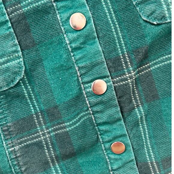 Urban Outfitters Green Plaid Mini Skirt size M - Picture 3 of 7